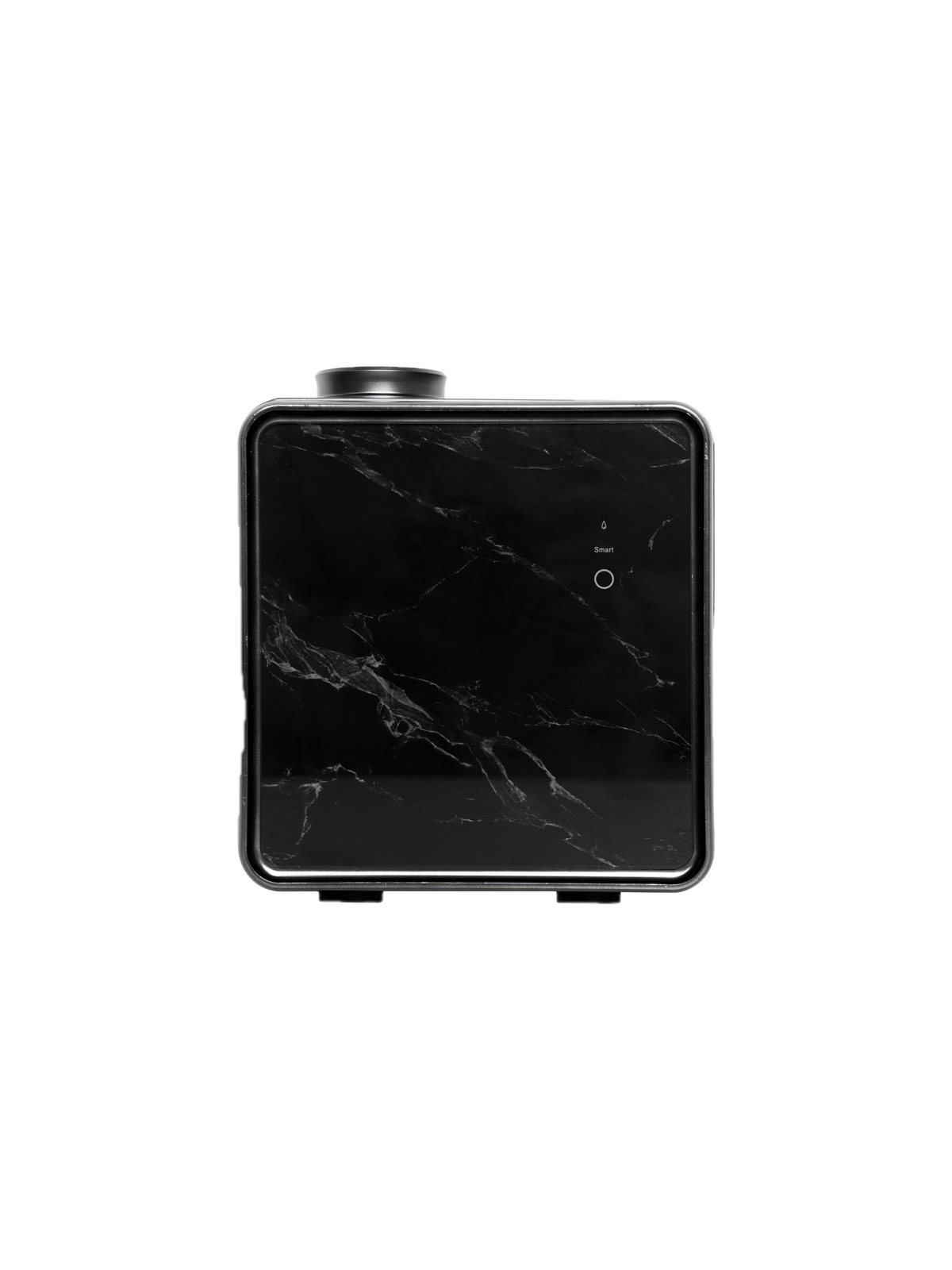Scentivo ASH 200 scent diffuser machine, black marble-effect glass, front view