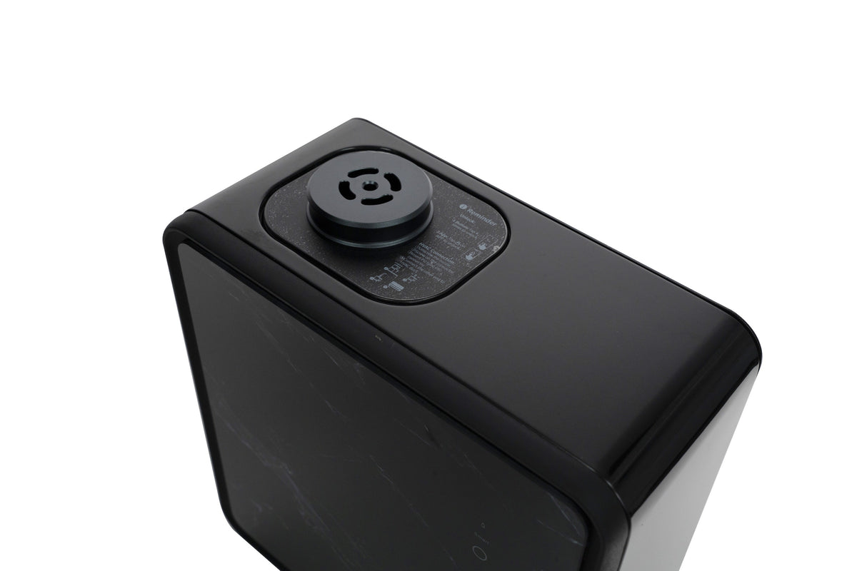 Scentivo ASH 500 scent diffuser machine, black marble-effect glass