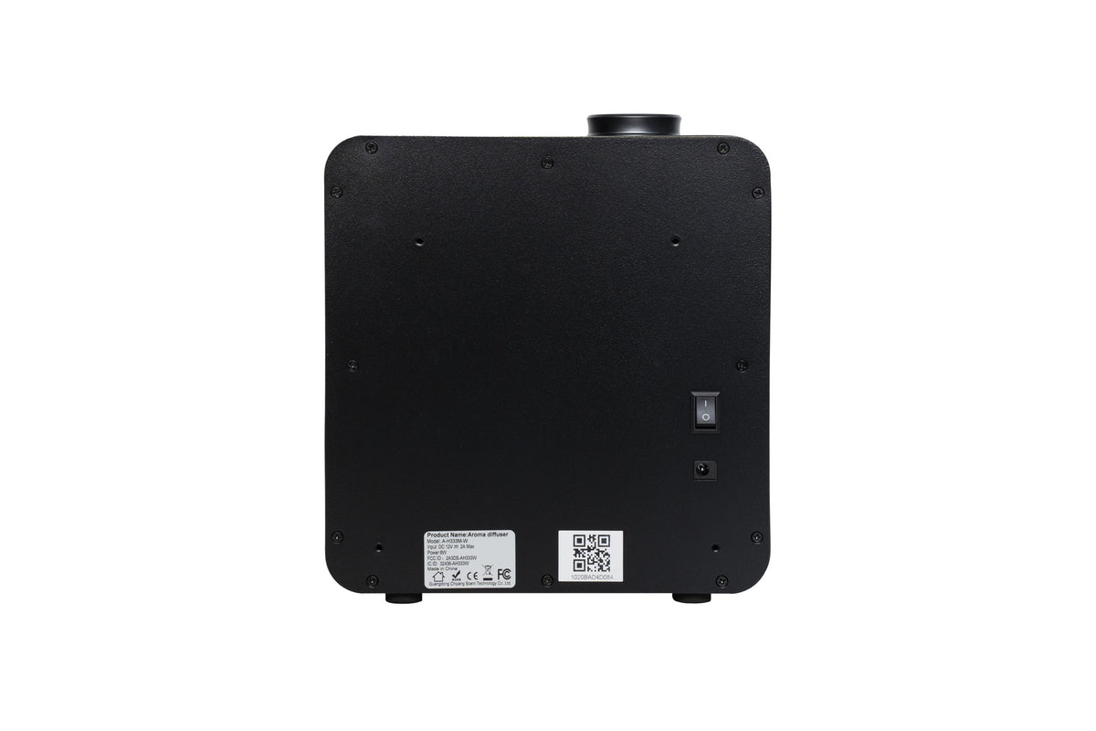 Scentivo ASH 500 scent diffuser machine, black marble-effect glass