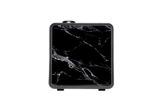 Scentivo ASH 500 scent diffuser machine, black marble-effect glass