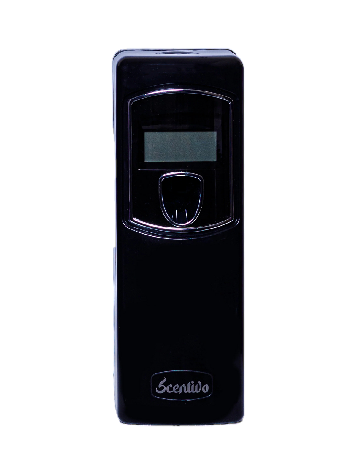 Scentivo LCD aerosol dispenser, black, front view